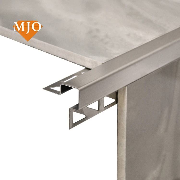 MJO No fading anti-oxidation stainless steel tile edge T shape stainless steel tile trim