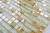 Import ML868 waterjet mosaic/iridescent glass mosaic tile/glitter crystal glass mosaic tile from China