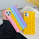 Mobile phone shell pressure bubble decompression toy mobile phone protective shell ip12