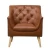 Import Modern American Style Synthetic Leather Tufted Nailhead Accent Chair Armchair for Living Room from China