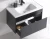 Import Modern Black Color Wall Mounted Bathroom Vanity Cabinet with Mirror and Shelf for bathroom from China