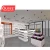 Import Modern Cosmetic Store Display Shelf Rack Wig Hair Extension Shop Design from China