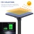 Import Modern Decorative Abs Pc Housing Ip65 Waterproof 100w Outdoor Led Solar Garden Light from China