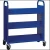 Import Modern Design Steel book trolley, metal book cart, School library furniture from China