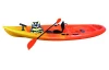 Modern design.Double seat and single fishing kayak canoe/kayak single person plastic kayak