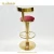 Import Modern Gold plated design leisure swivel stainless steel Kelly Bar stool from China
