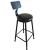 Import Modern Industrial Metal Chair Bar Bistro chair With Back steel bar from China