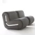 Import Modern Italian minimalist style L-shaped sofa chair single seat negotiation reclining sofa chair single sofa odd leisure chair from China