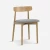 Import modern oak frame wood back fabric restaurant Dining Chair  for dining room furniture-19791 from China