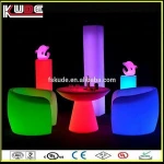 Modern Outdoor Plastic Glowing Furniture/Waterproof LED Furniture For Garden