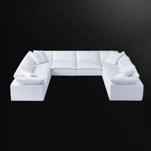 Modern Set Living Room Furniture Special Classic White Sectional Luxury Sofa