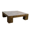 Modern simple square solid wood tea table coffee table for the living room