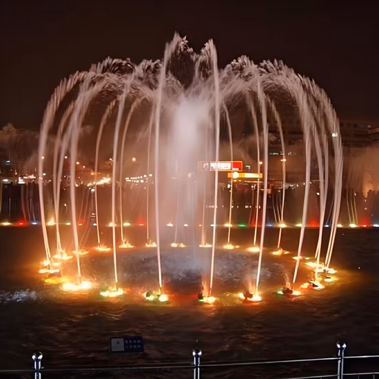 Modern Style Music Dancing Fountain with 3D Nozzles for Outdoor Pool Garden Decorative