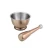 Import Mortar and Pestle Set Pestle and Mortar Bowl Grinder Copper Stainless Steel Guacamole Mortar and Pestle Large from China