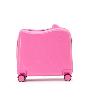 Most popular ABS PC can ride kids luggage suitcase travel luggage bags for kids