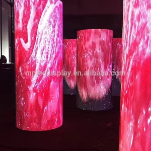 MPLED Indoor Outdoor P2.5 P3 P4 P5 P6 P8 Round Shape Cylinder Column led display screen