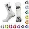 Multicolored Anti-Slip Grip Football Socks High-Crew Athlete Sport Socks with Customized Logo for Autumn Season