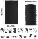Multifunctional Scarf Headwear Versatile Stretchy Neck Warmer Fleece Dust Mask Face Mask Windproof for Snowboard Skiing