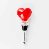 Murano Glass Heart Shape Wedding souvenirs guests Glass Wine Stopper