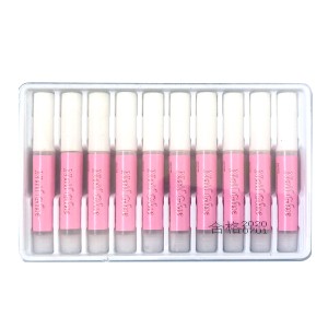 Nail Supplies Wholesale 2g PE Plastic Pink Bottle Packed Acrylic Nail Glue Strong Strength Instant Dry Liquid Nail Glue