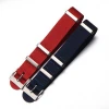 nato watch straps with brushed silver hardware nato nylon watch band