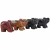 Import Natural Jade Black Obsidian Elephants Crystal Carving Animals Healing Gift from China