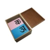 Natural Wooden Material Language Montessori Toys Sandpaper Letters Hindi for Early Learning Development of Toddlers