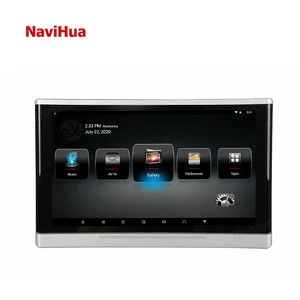 Navihua New Upgrade 12.1&quot; Multimedia Android Video Player For Cars Back Seat Headrest Monitor Entertainment Game HD Display WIFI