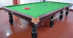 New 12ft Solid Wood Natural Slate Billiards Snooker Table