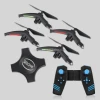New 2.4G ultralight Detachable Arm Altitude Hold RC 4-axis aircraft Quadcopter ufo with Led light Wifi fpv with camera
