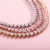 Import New Arrival 6mm Heart Shape Diamond Tennis Chain Fine Jewelry Lovely Heart CZ Tennis Chain Fashion Necklaces For Women from China