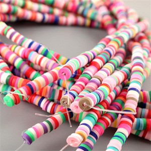 New arrival clay beads DIY colorful polymer clay beads for handmade jewelry making