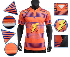 New custom full sublimation uniforms,rugby t shirt,jersey rugby