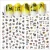Import New design decoration relief gold-plated adhesive decal stickers nail art 3d from China