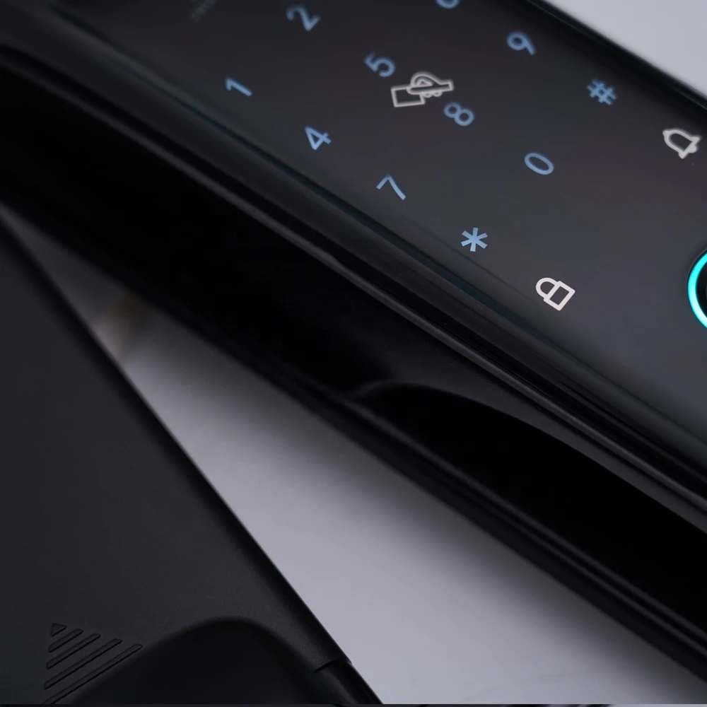New Design Phone App Access Lock With Fingerprint Reader Smart Lock Door Digital