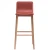 Import New design pu leather upholstery solid wood bar chair from China