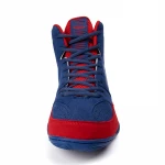 New Design Wholesale Custom Brand Logo Boxing Shoes Oem PU  Leather Sports Men Wrestling Shoes