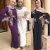 Import New Design Women New Model Dubai Abaya Kimono Malaysia Kaftan Collection for Muslims long dresses from China