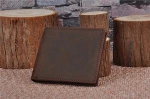 New Fashion China Factory Wholesale Small MOQ Men Wallet Wholesale Mens Wallet Genuine Leather