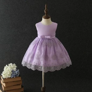New fashion cotton ball gown party evening formal wedding dress for girl