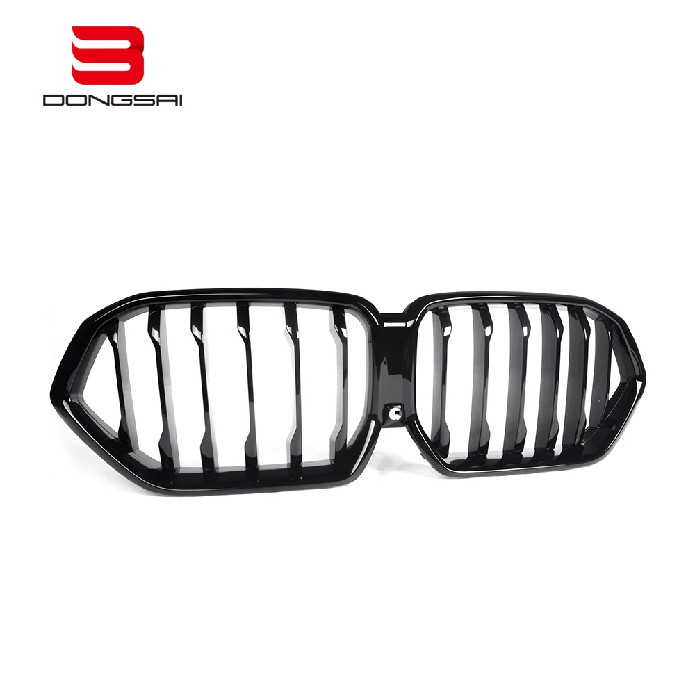 New item ABS gloss black single slat front bumper grille for BMW X6 series G06 2020-IN front car grille