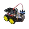 New Modules 4WD Electric Ultrasonic Machine Kit Smart Rc Robot Car Chassis for Radio Control Toys