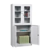 NEW PRODUCT popular library equipment office glass door steel file cabinet cupboard