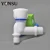 Import New product square mini bibcock white and blue 1/2&#39;&#39; water abs plastic taps bathroom basin faucet from China