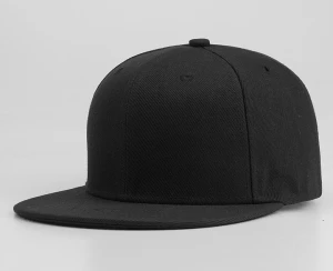 new products wholesale custom blank black flat brim closed back sports plain fitted snapback caps