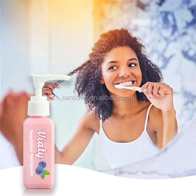 New Teeth Whitening Toothpaste 1PC Viaty Toothpaste Stain Removal Whitening Toothpaste Fight Bleeding Gums Fresh