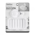 New Trend Durable Double Layers Shower Bathroom Accessories Sets Storage Vacuum Suction Cup Soap Dishes Holder