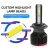 Import NewA7 car LED headlight super bright, refit the headlamp H4 H7 H11 9005 from China