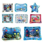 Newborn 0-2 years Baby old crawl mat& Baby Water Mat Infant Toy Premium Inflatable Play Mat for Infants