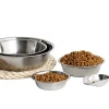 Nicety pet drinking feeder bowl stainless steel puppy cat
